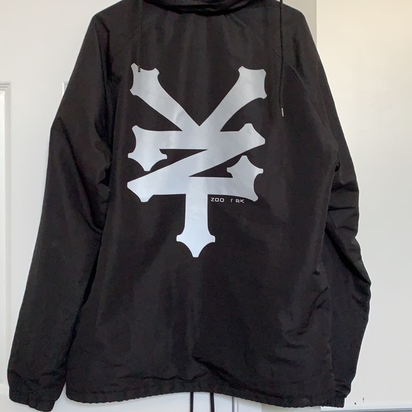 Black Zoo York button up jacket (large) - Picture 4 of 4